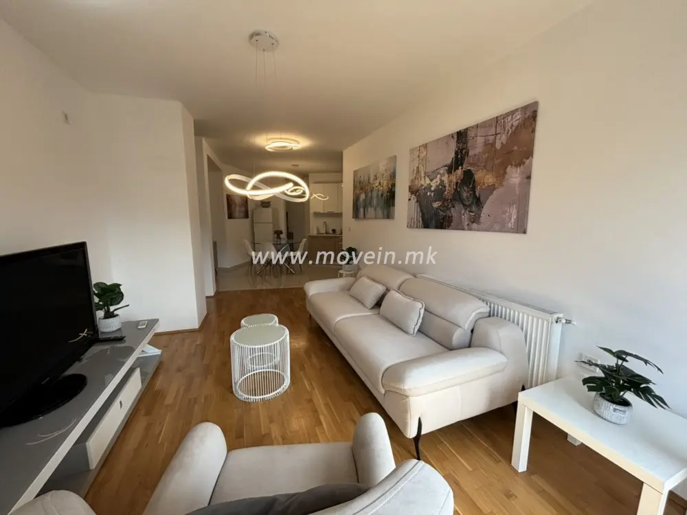 Стан со 2 спални соби, 74 м², под кирија во Дебар Маало, Скопје