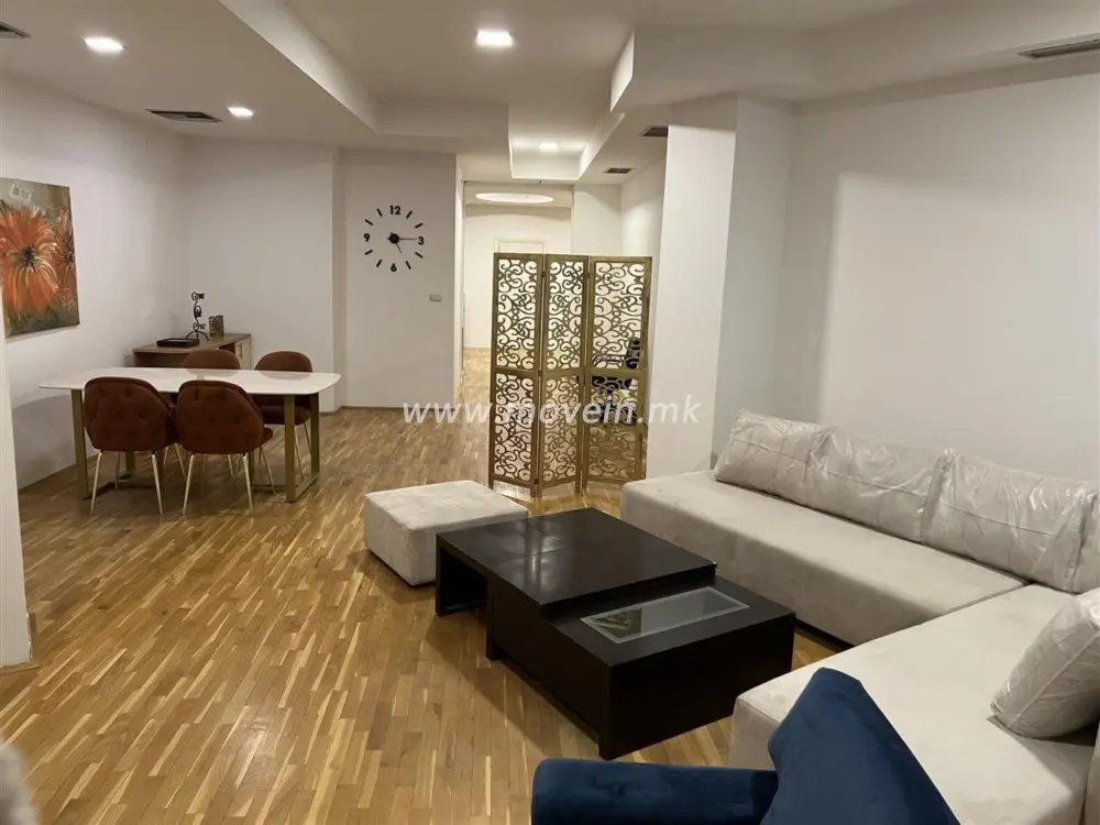 Стан со 1 спална соба, 88 м², под кирија во Центар, Скопје