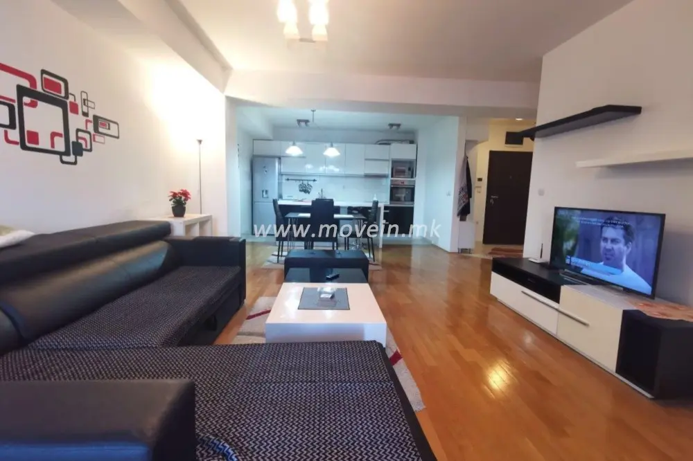 2-bedroom apartment, 80 m², for rent in Centar, Skopje
