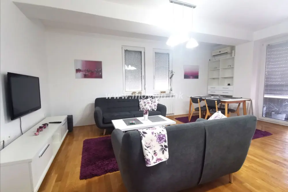 2-bedroom apartment, 62 m², for rent in Karpos 2, Skopje