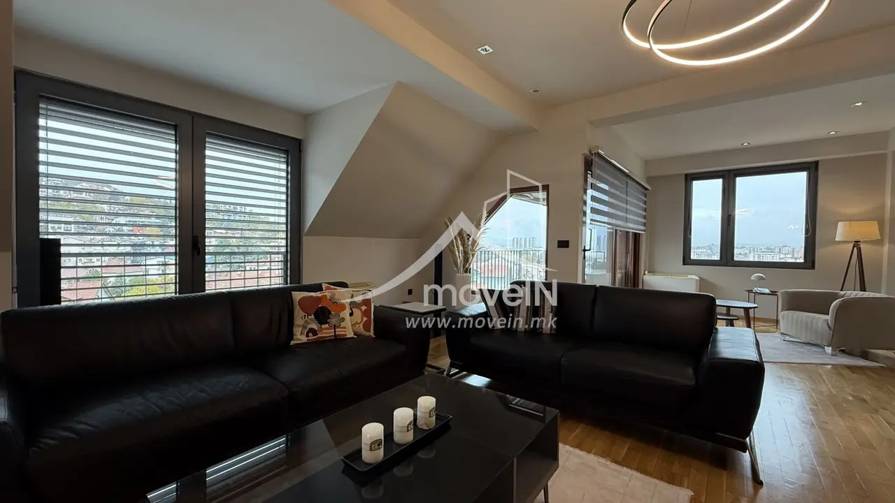 Стан со 2 спални соби, 141 м², под кирија во Црниче, Скопје