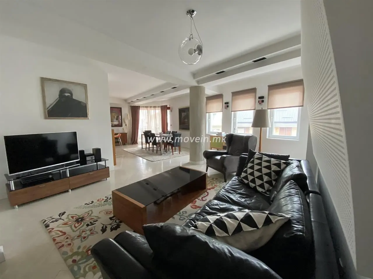 Стан со 2 спални соби, 115 м², под кирија во Козле, Скопје