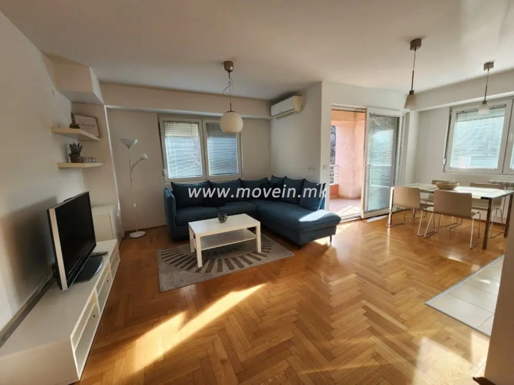 3-bedroom apartment, 90 m², for rent in Centar, Skopje