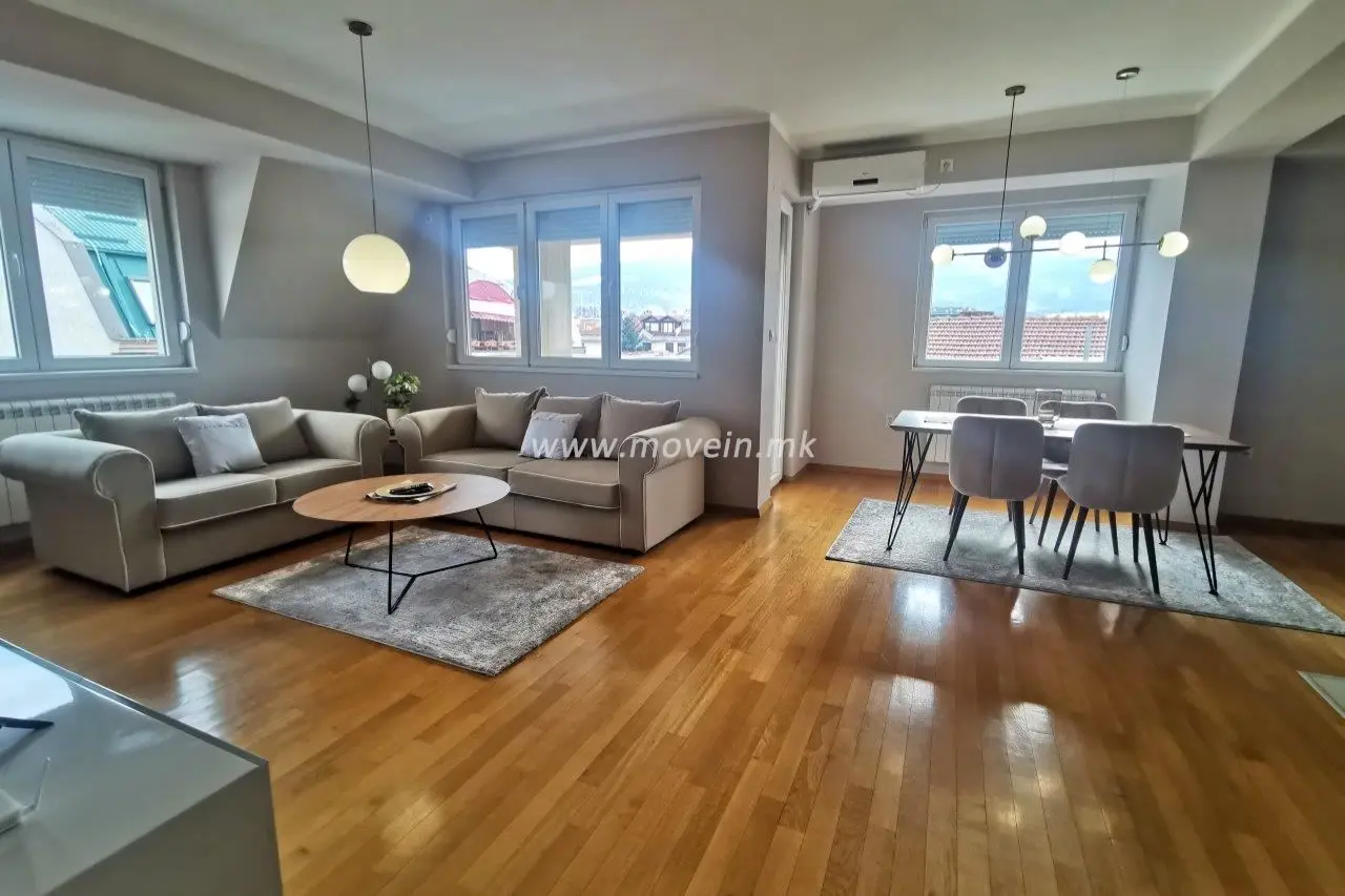Стан со 2 спални соби, 80 м², под кирија во Дебар Маало, Скопје