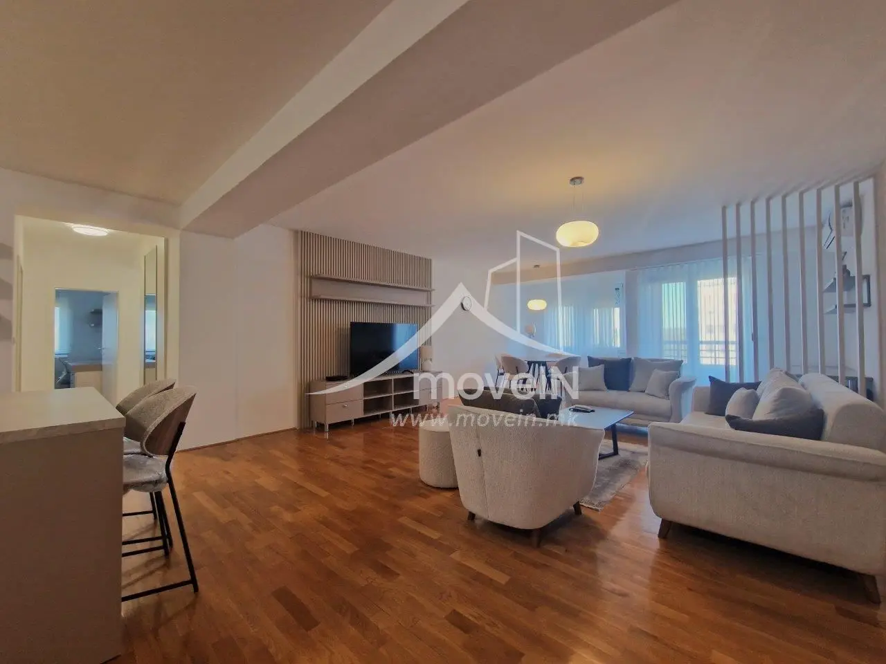 Nicely furnished 3 bedroom apartment for rent in Karposh