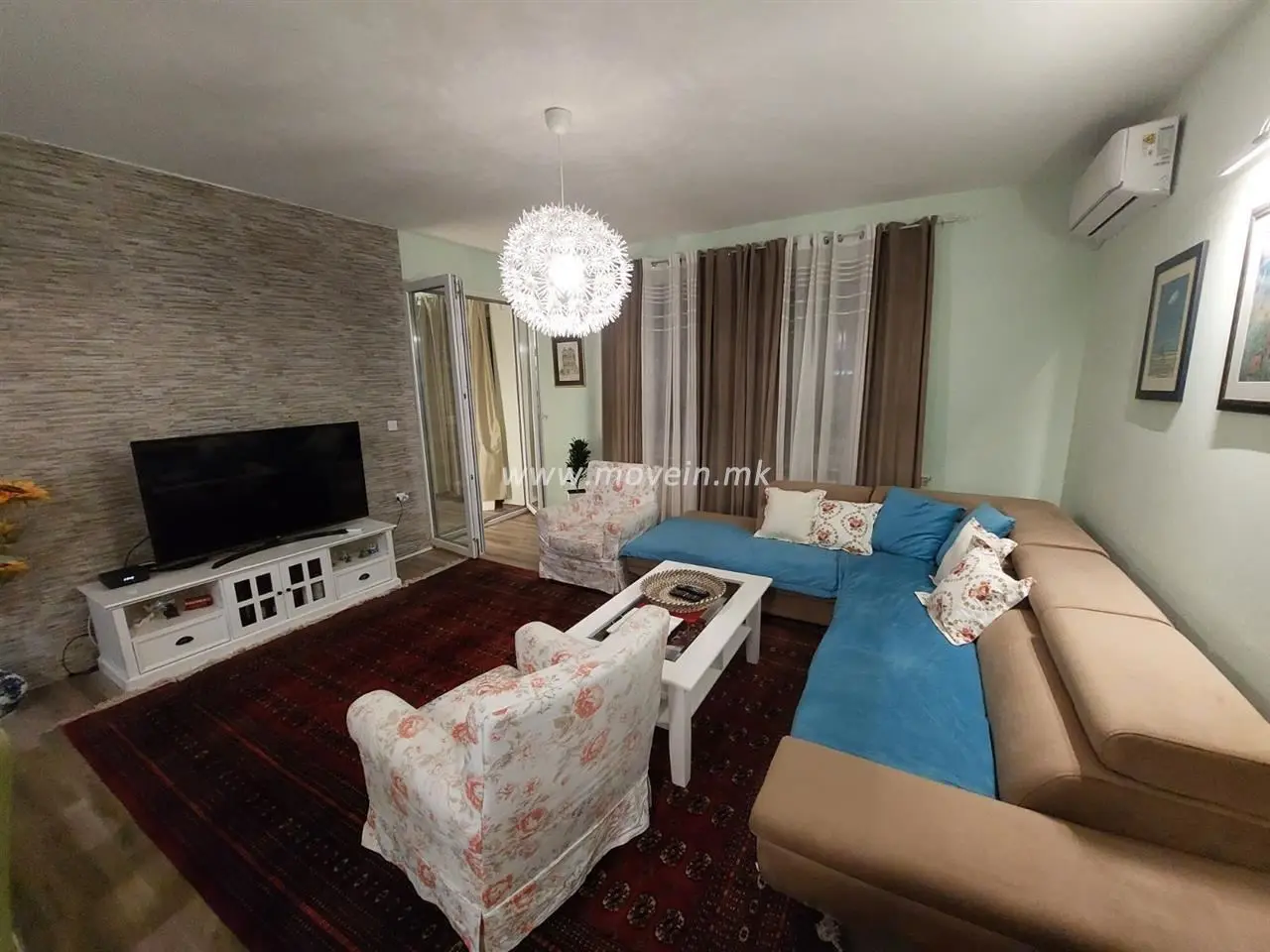 Стан со 3 спални соби, 104 м², под кирија во Црниче, Скопје