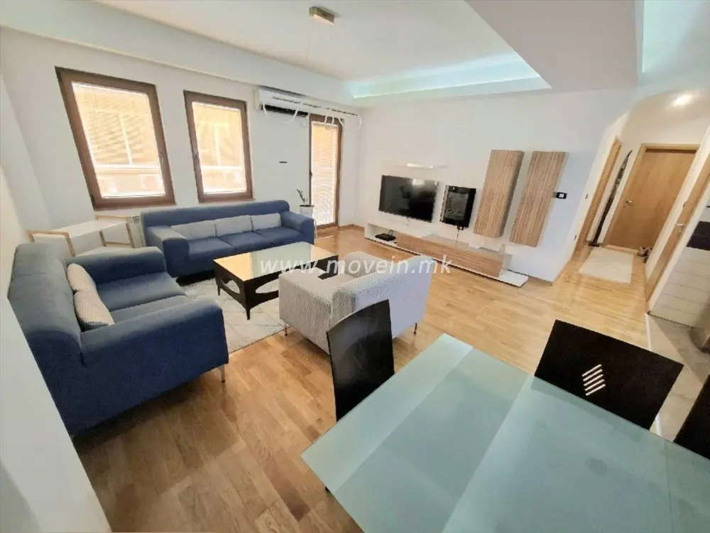 Стан со 2 спални соби, 65 м², под кирија во Дебар Маало, Скопје