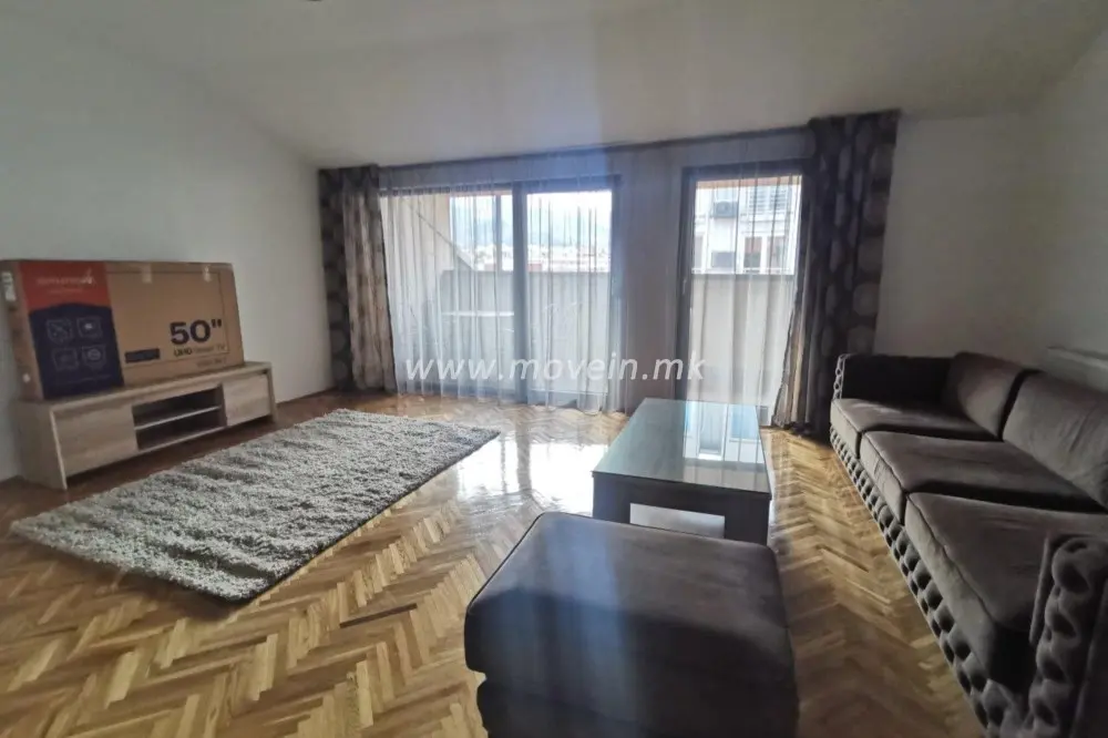 2-bedroom apartment, 120 m², for rent in Debar Maalo, Skopje