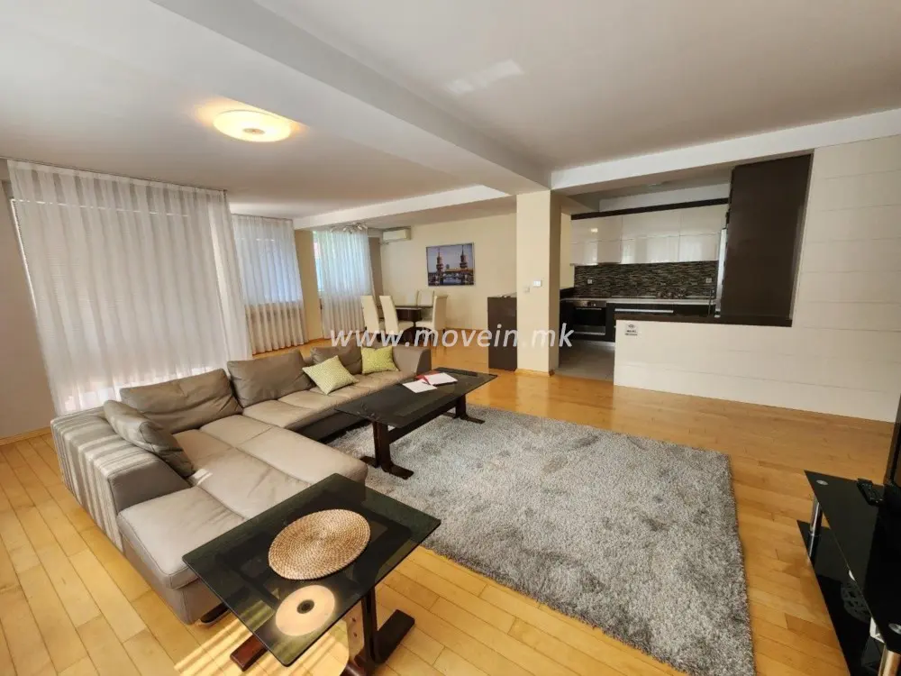 Стан со 2 спални соби, 130 м², под кирија во Црниче, Скопје