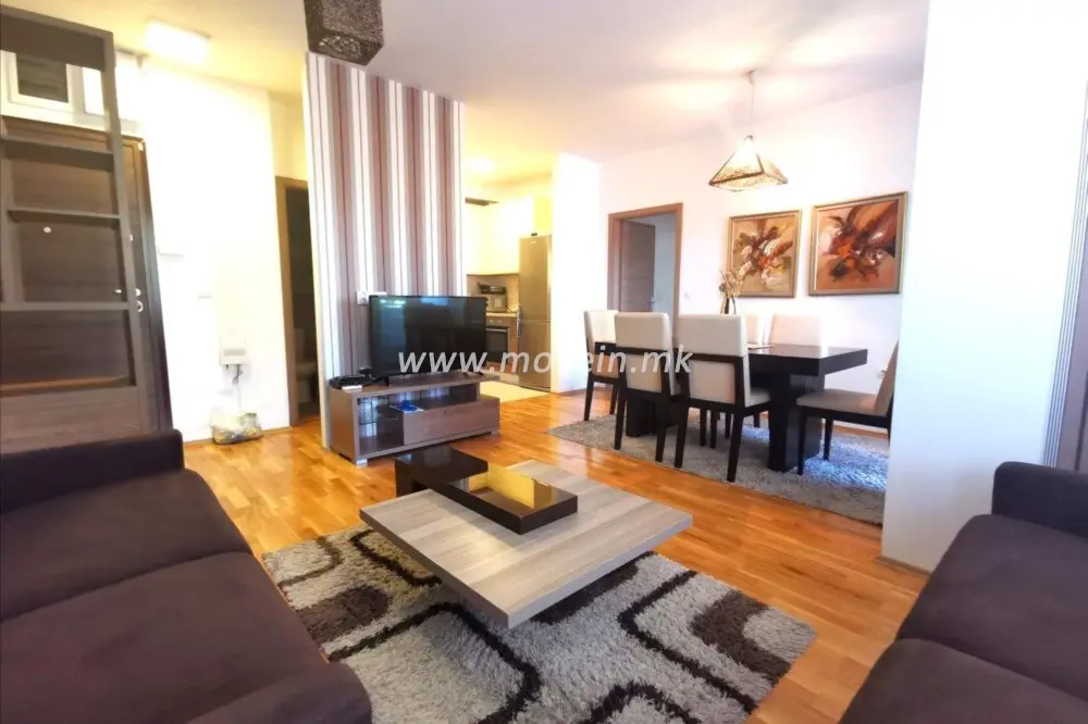 Стан со 2 спални соби, 70 м², под кирија во Дебар Маало, Скопје