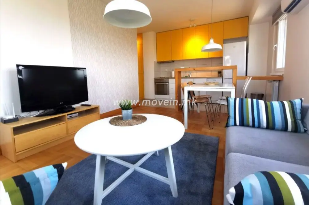 Стан со 2 спални соби, 57 м², под кирија во Аеродром, Скопје