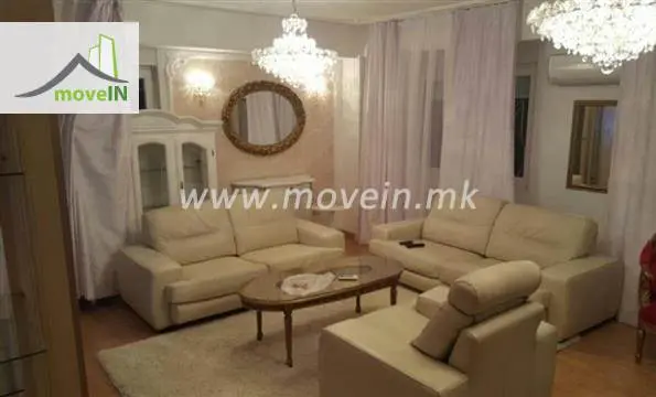 Стан со 2 спални соби, 90 м², под кирија во Козле, Скопје