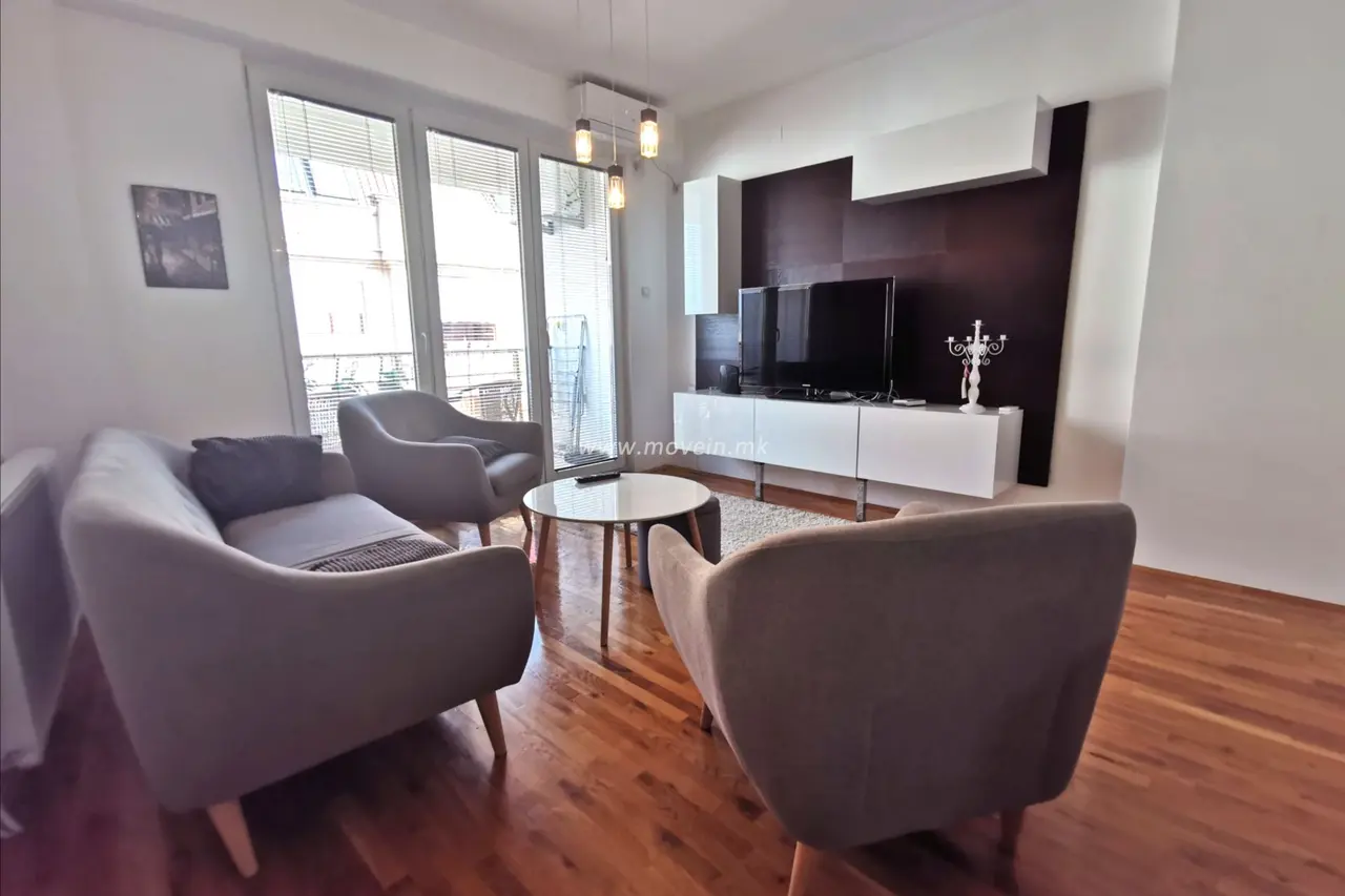 Стан со 2 спални соби, 80 м², под кирија во Дебар Маало, Скопје