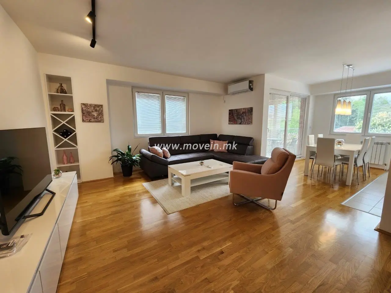 3-bedroom apartment, 109 m², for rent in Centar, Skopje