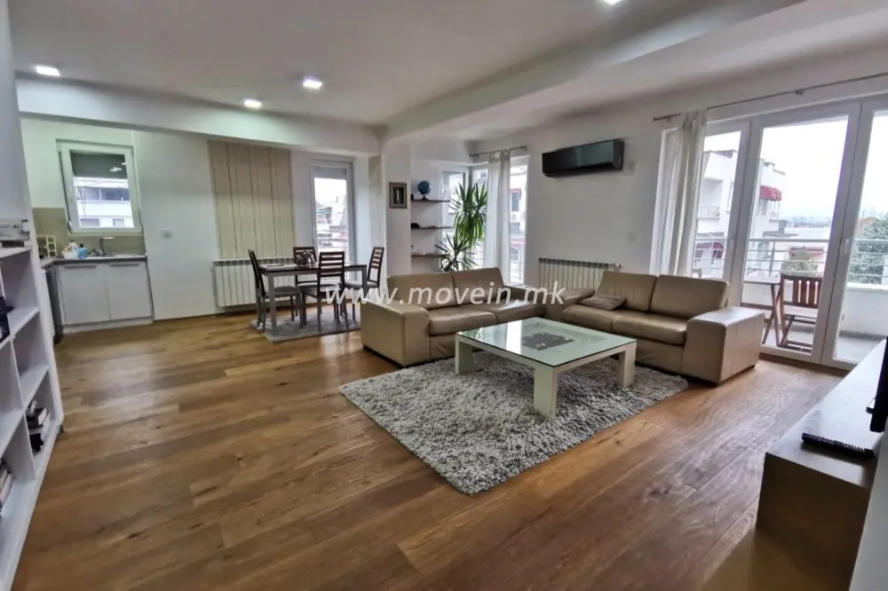 Стан со 2 спални соби, 80 м², под кирија во Козле, Скопје