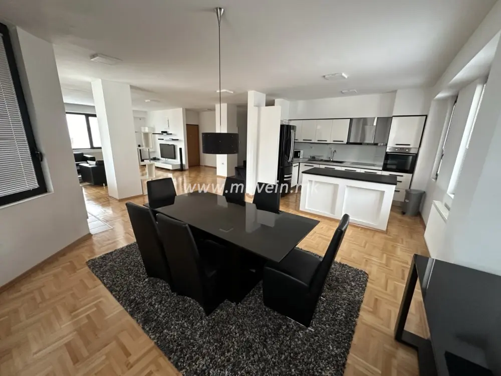 Стан со 3 спални соби, 182 м², под кирија во Црниче, Скопје