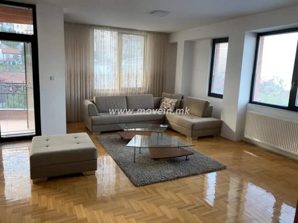 Стан со 2 спални соби, 140 м², под кирија во Црниче, Скопје