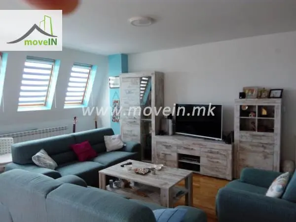 Стан со 2 спални соби, 100 м², под кирија во Пржино, Скопје