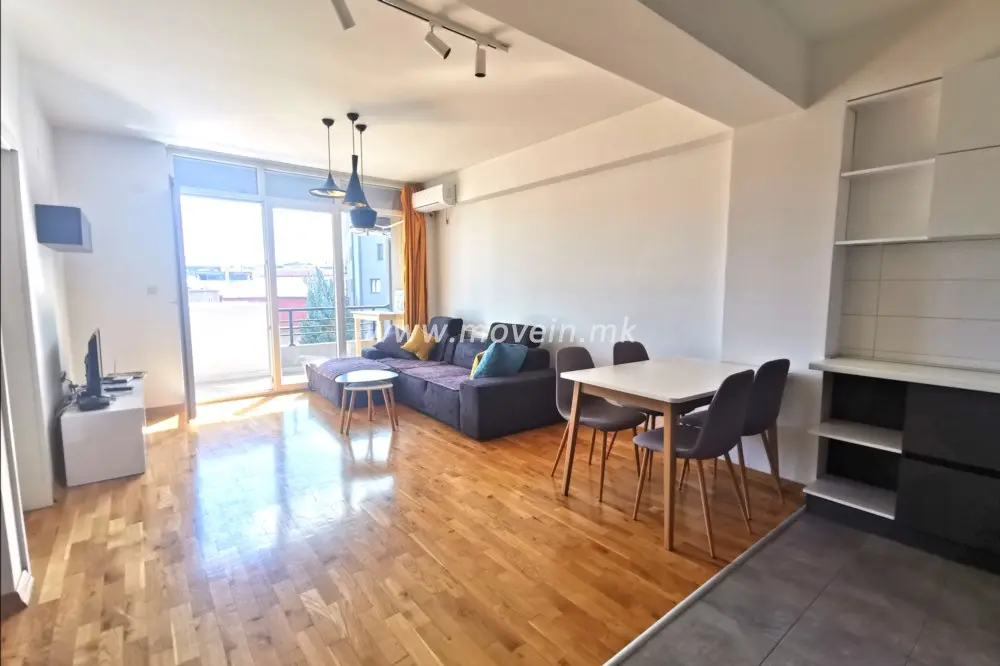 Стан со 1 спална соба, 50 м², под кирија во Дебар Маало, Скопје