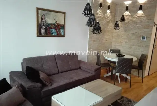 Стан со 1 спална соба, 45 м², под кирија во Карпош 2, Скопје