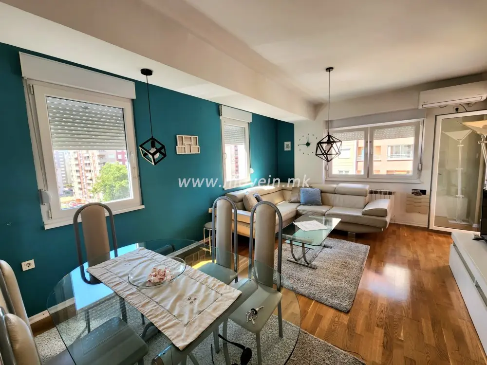 2-bedroom apartment, 73 m², for rent in Aerodrom, Skopje