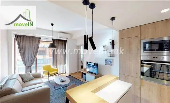 Стан со 1 спална соба, 55 м², под кирија во Карпош 2, Скопје