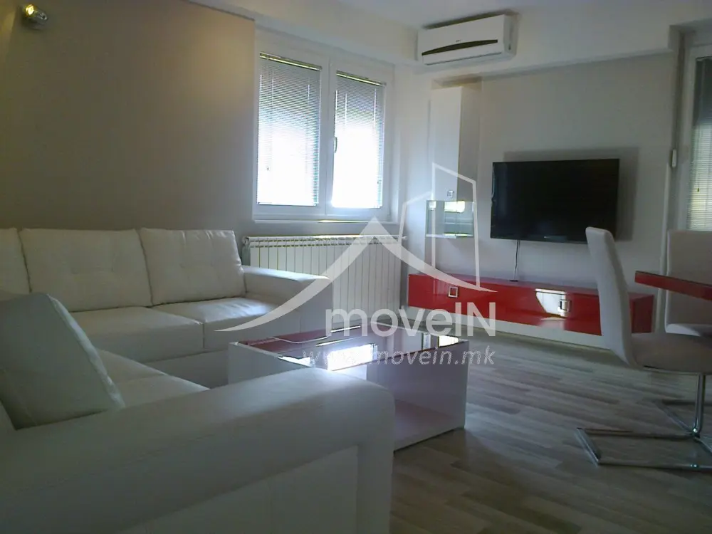 Стан со 1 спална соба, 54 м², под кирија во Козле, Скопје