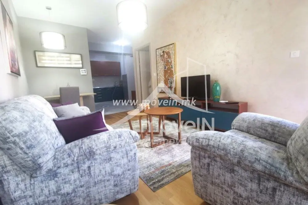 Стан со 1 спална соба, 46 м², под кирија во Карпош 2, Скопје