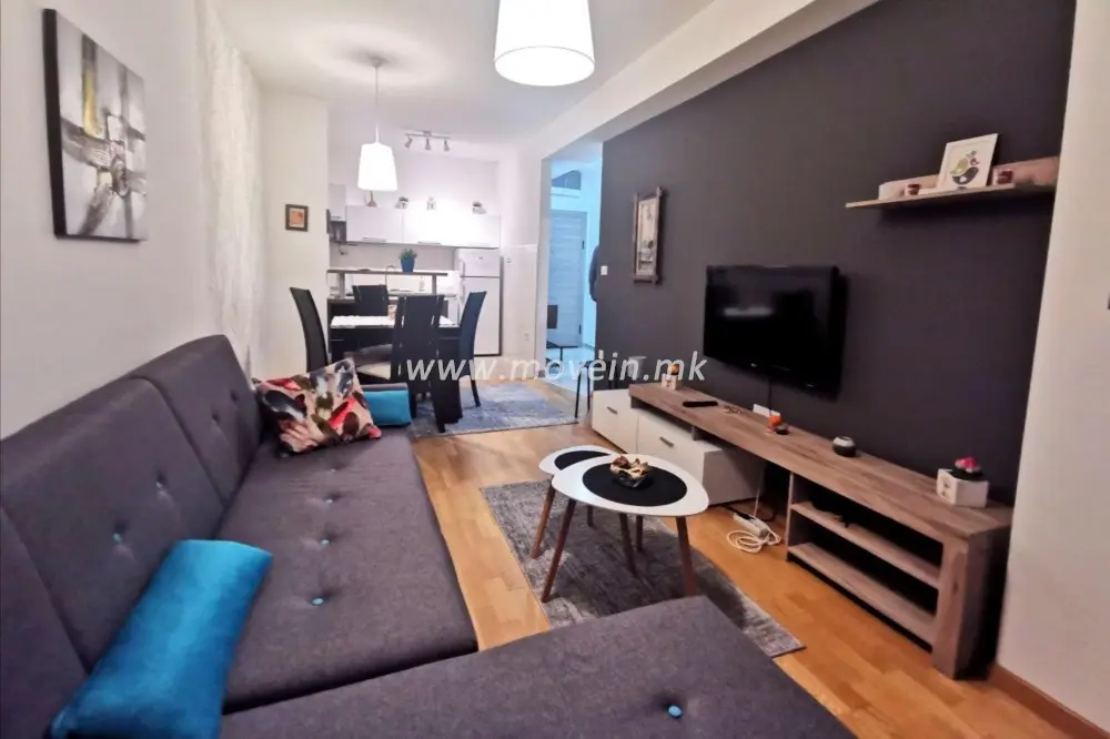 Стан со 1 спална соба, 45 м², под кирија во Карпош 2, Скопје