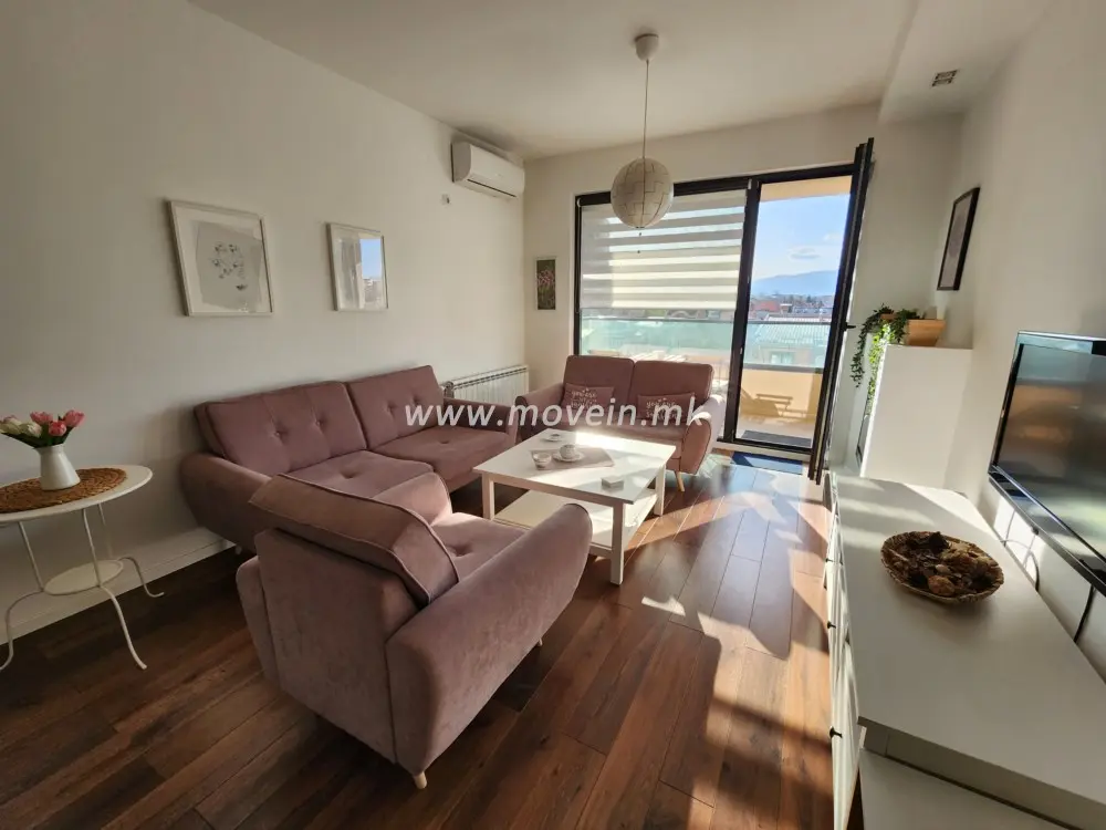 1-bedroom apartment, 58 m², for rent in Taftalidze 1, Skopje
