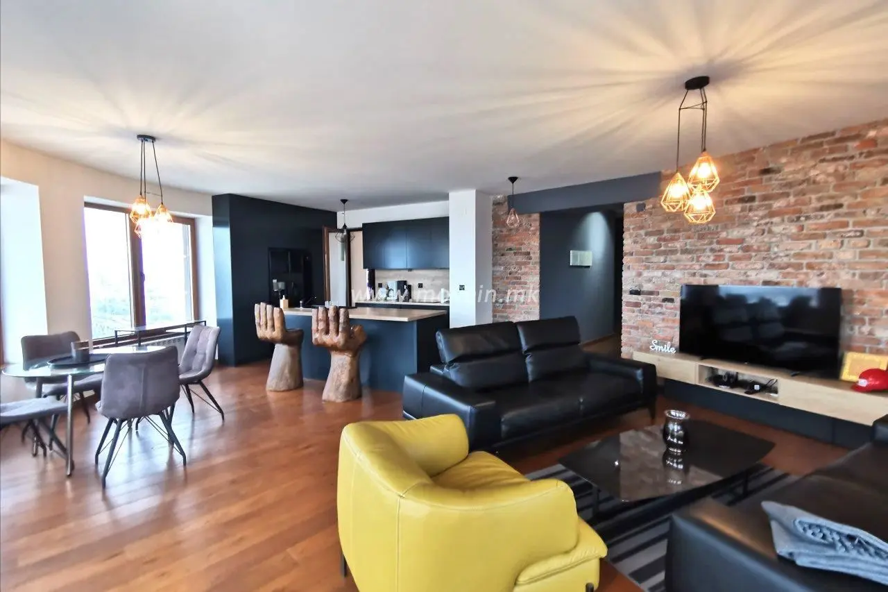 3-bedroom apartment, 125 m², for rent in Centar, Skopje