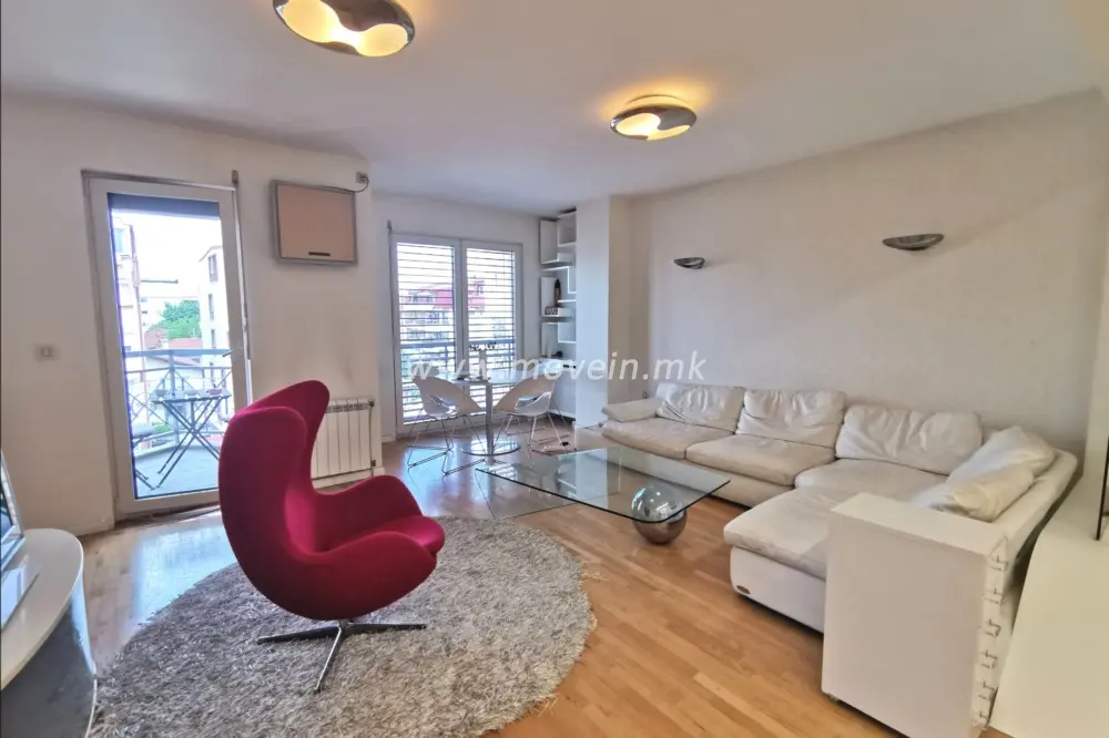 Стан со 2 спални соби, 94 м², под кирија во Дебар Маало, Скопје