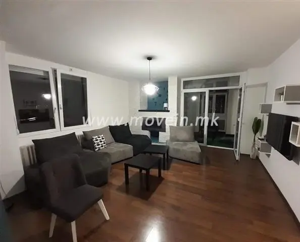 2-bedroom apartment, 91 m², for rent in Centar, Skopje