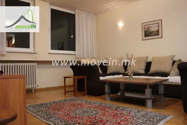 Стан со 2 спални соби, 74 м², под кирија во Центар, Скопје