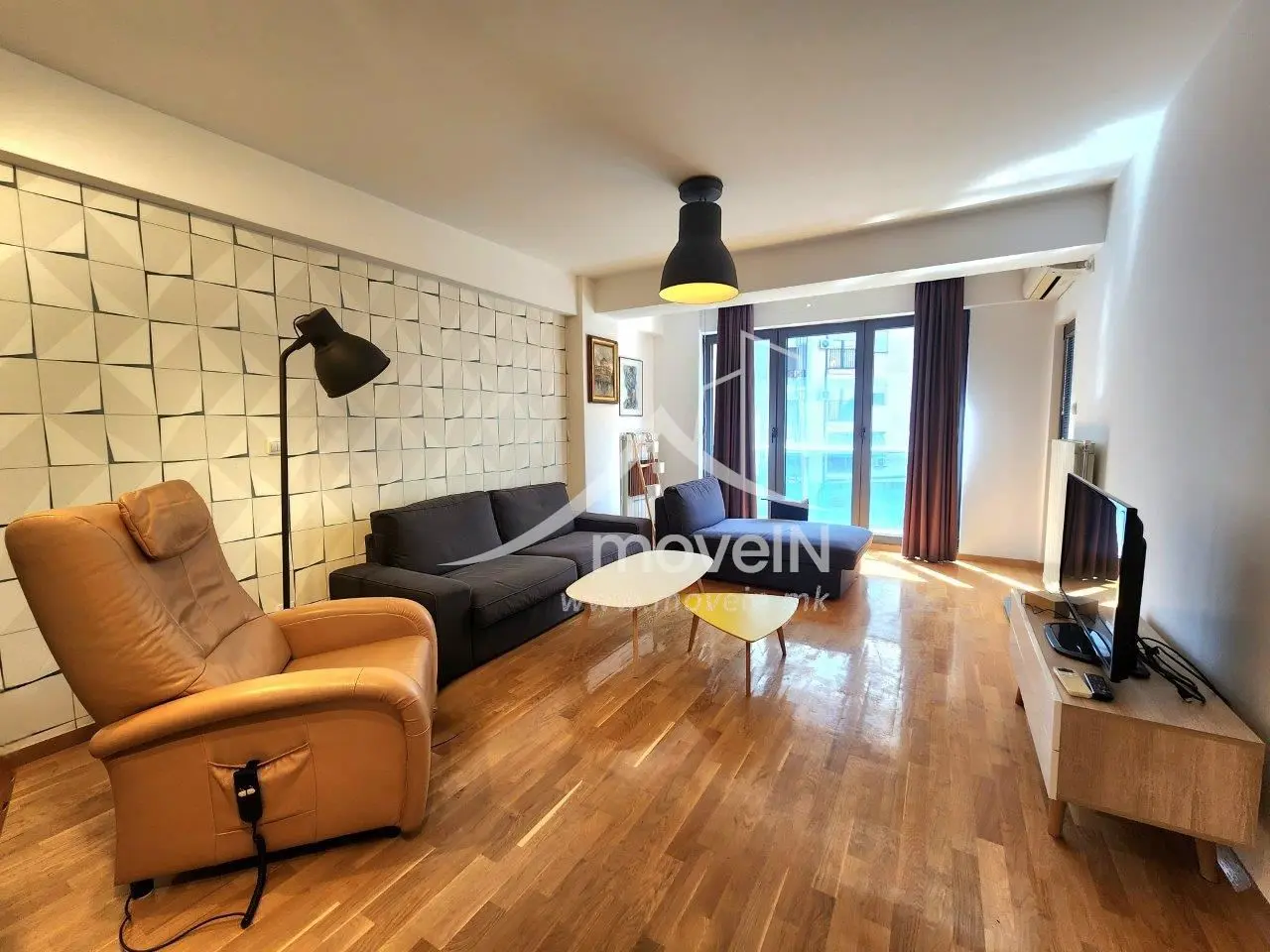 Стан со 2 спални соби, 90 м², под кирија во Дебар Маало, Скопје