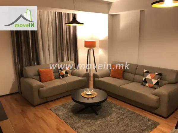 Стан со 2 спални соби, 60 м², под кирија во Центар, Скопје