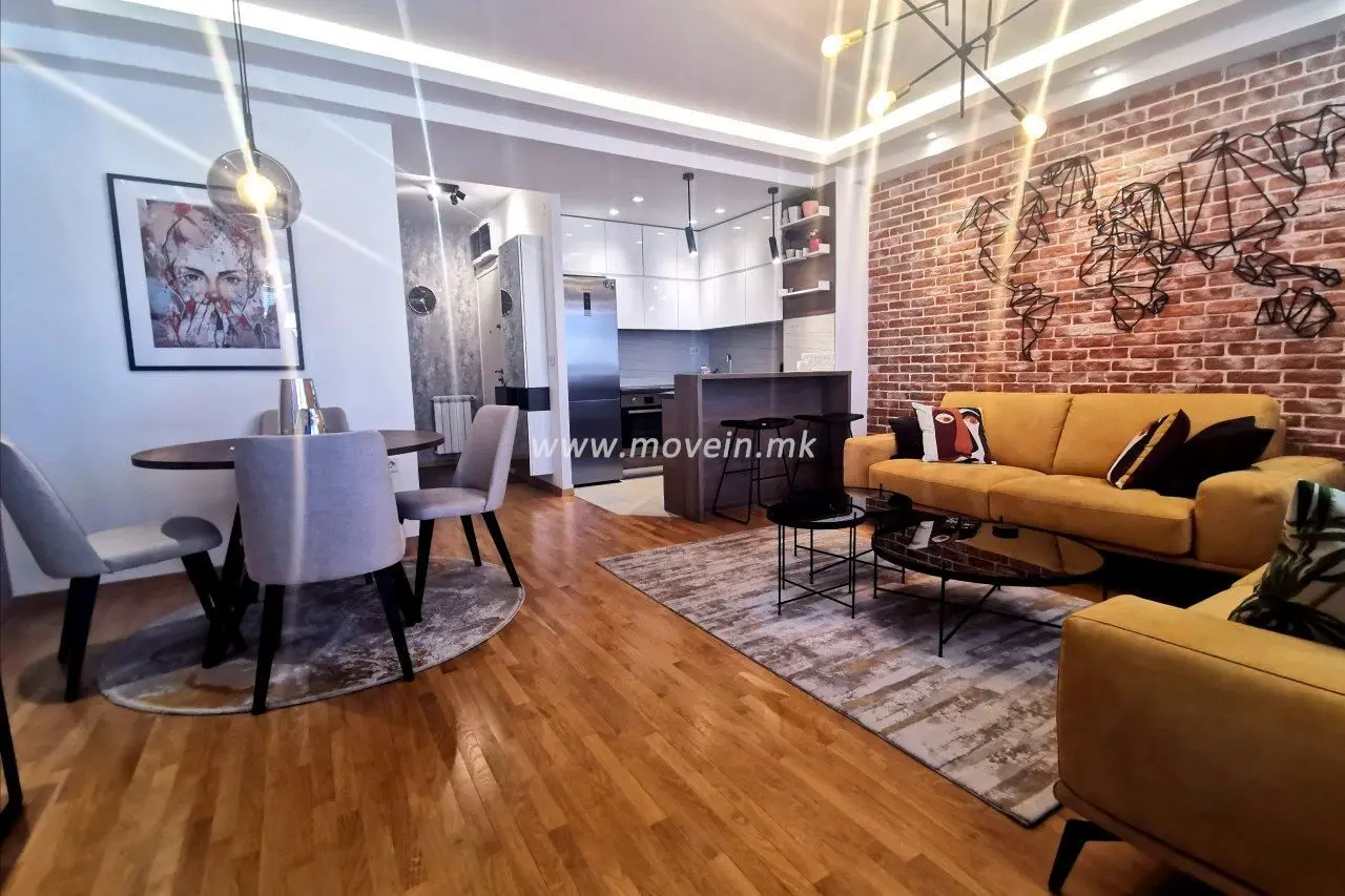 Стан со 2 спални соби, 80 м², под кирија во Дебар Маало, Скопје