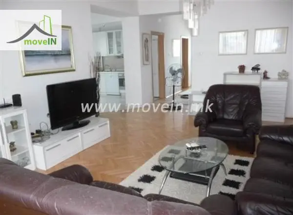 Стан со 3 спални соби, 117 м², под кирија во Острово, Скопје