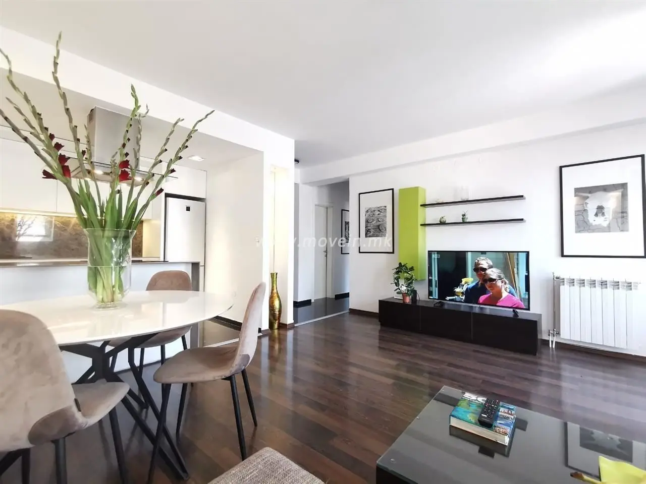 Стан со 2 спални соби, 75 м², под кирија во Центар, Скопје