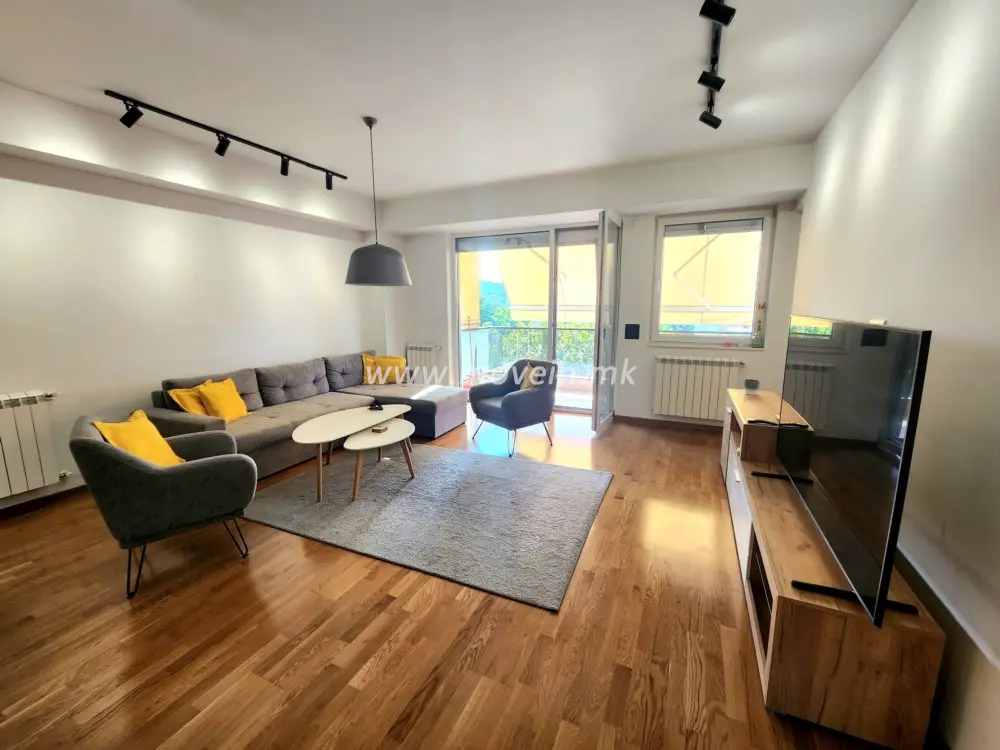 Стан со 2 спални соби, 80 м², под кирија во Тафталиџе 1, Скопје