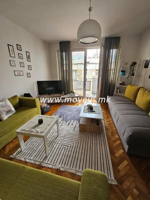 1-bedroom apartment, 60 m², for rent in Centar, Skopje