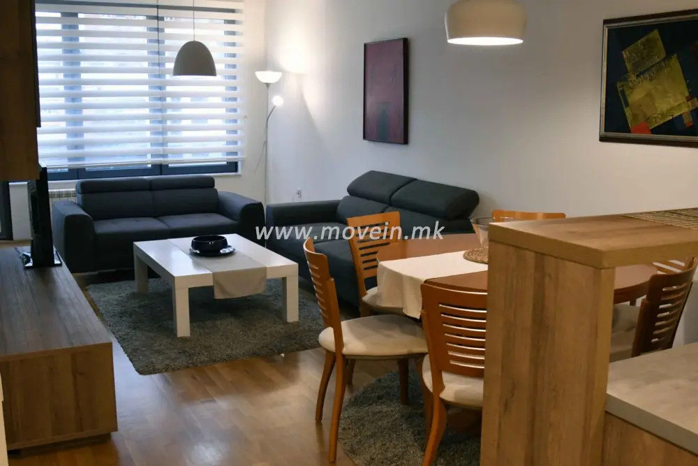 Стан со 1 спална соба, 56 м², под кирија во Капиштец, Скопје