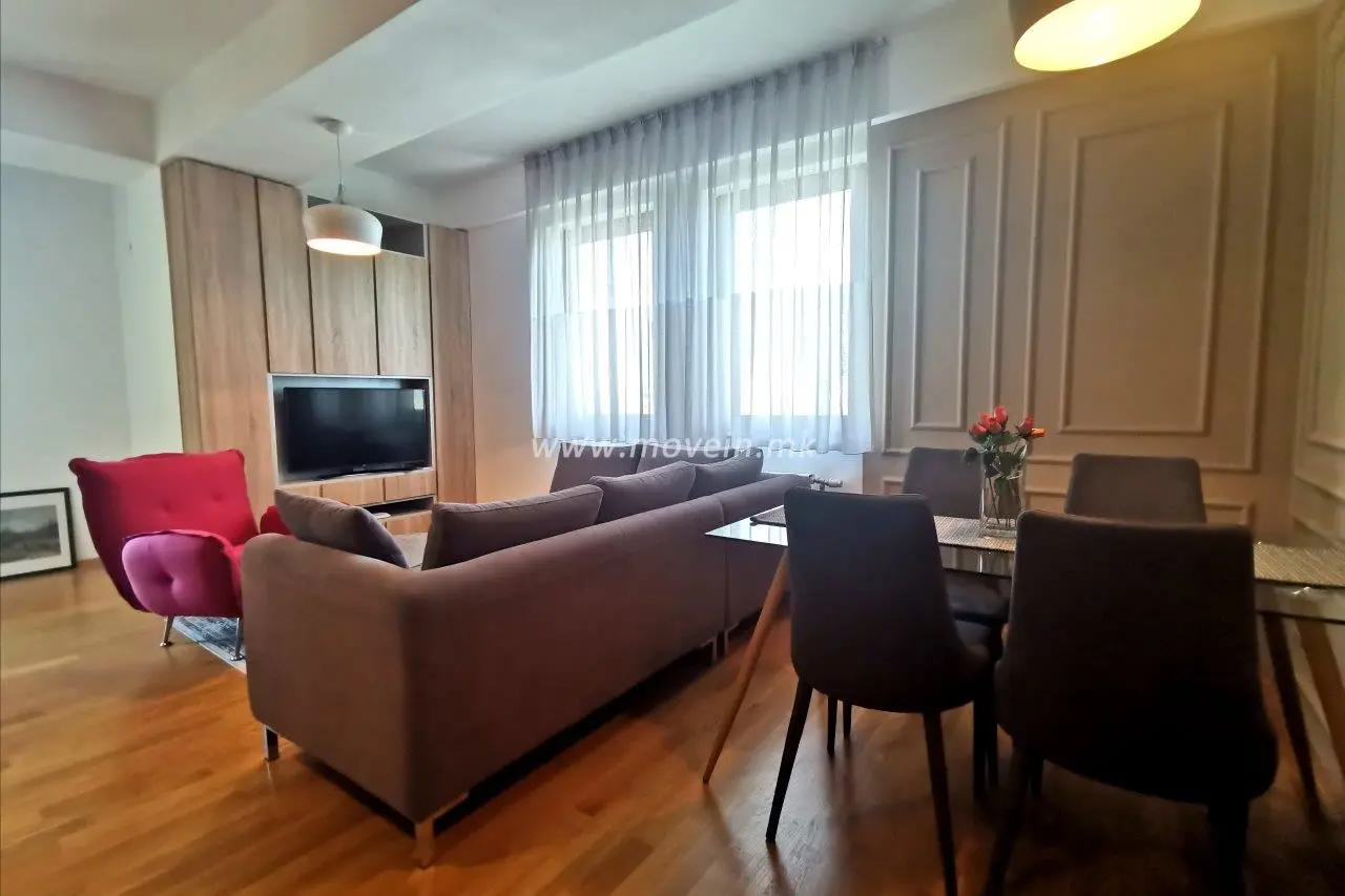 Стан со 1 спална соба, 55 м², под кирија во Карпош 3, Скопје