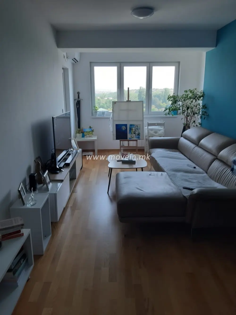 Стан со 1 спална соба, 52 м², под кирија во Карпош 2, Скопје