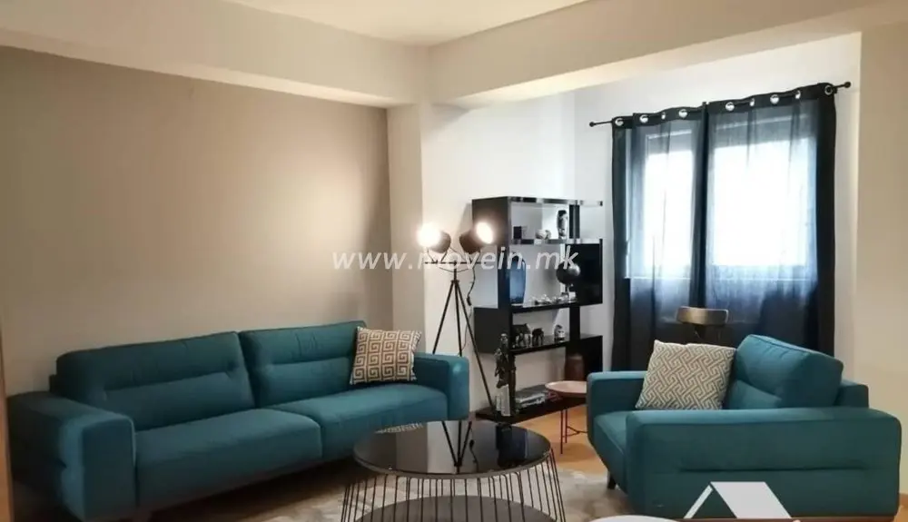 2-bedroom apartment, 87 m², for rent in Centar, Skopje