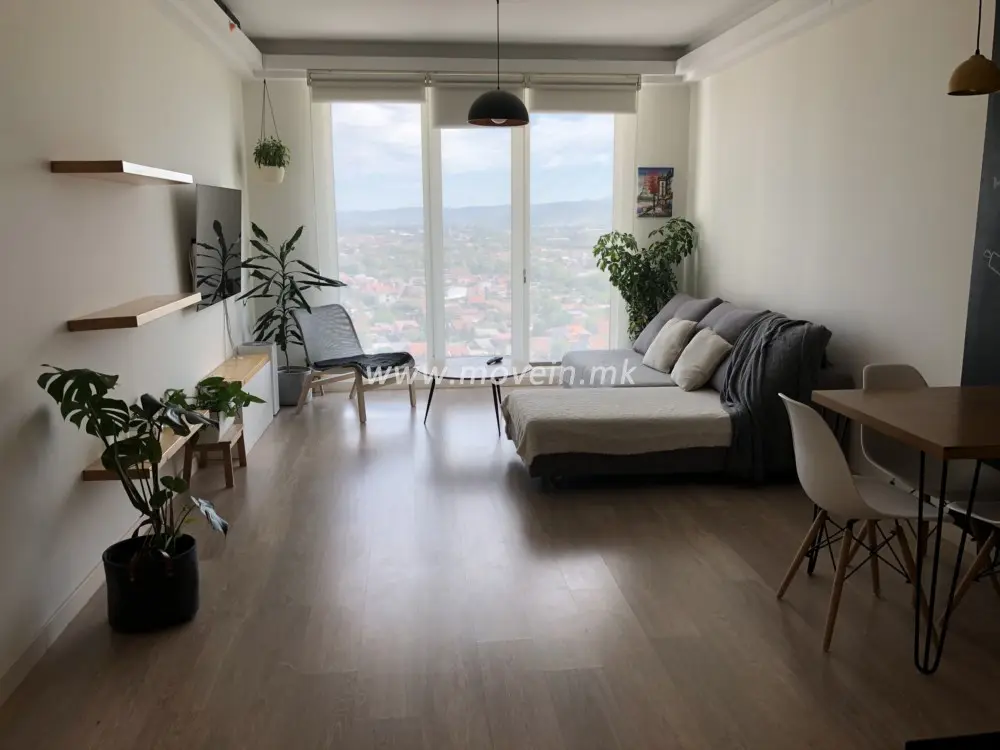 2-bedroom apartment, 66 m², for rent in Aerodrom, Skopje