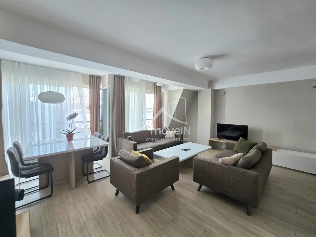 3-bedroom apartment, 118 m², for rent in Debar Maalo, Skopje