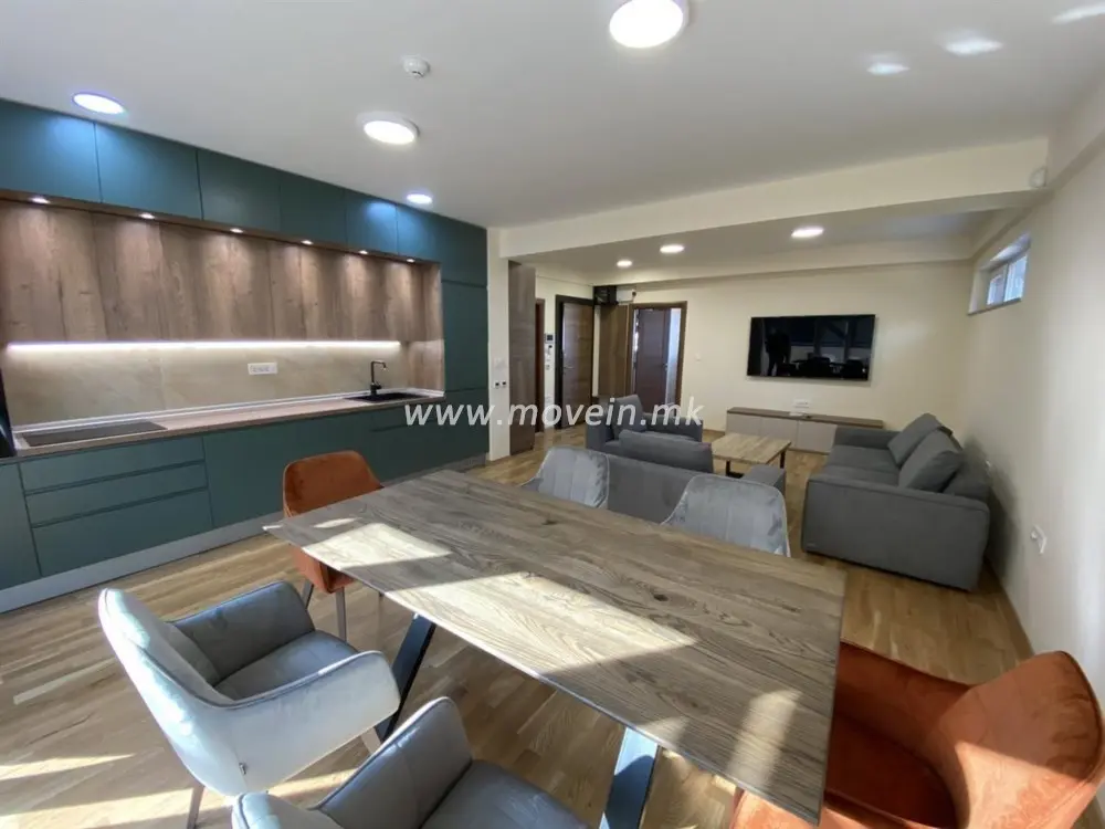Стан со 1 спална соба, 75 м², под кирија во Козле, Скопје