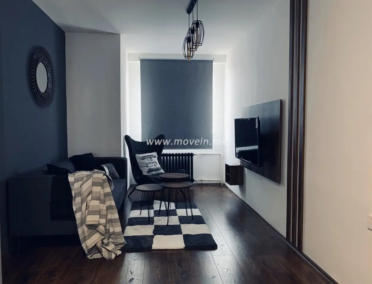 Стан со 1 спална соба, 46 м², под кирија во Центар, Скопје