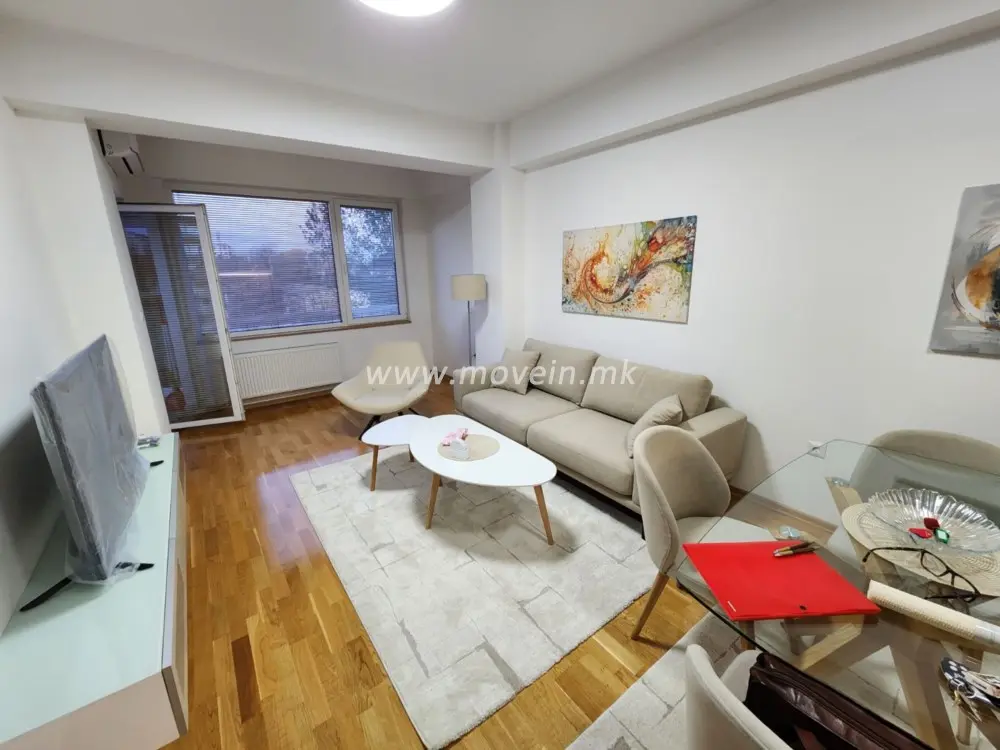 Стан со 1 спална соба, 50 м², под кирија во Тафталиџе 1, Скопје